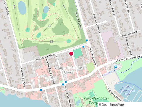 Location of les Murs de Jericho at 8 de Lourdes, Pointe-Claire