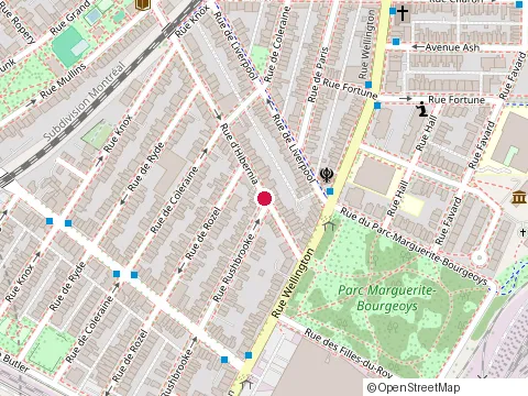 Location of les Ouvriers Entrepreneur Général Inc at 2445 Rue de Rushbrooke, Montréal