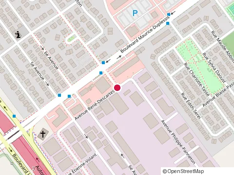 Location of les Parqueteries Di Paolo Inc. at 7305 avenue Rene-Descartes, Montréal