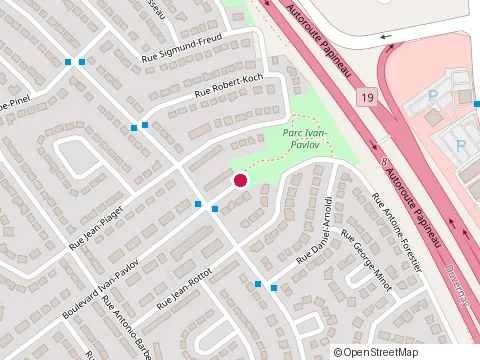 Location of les Paves Elie at 465 boulevard Ivan-Pavlov, Laval