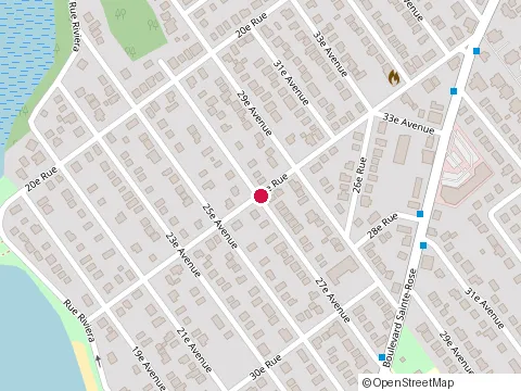 Location of les Peintres Colors at 2870 24E Rue, Laval