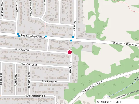 Location of les Peintres Héritage at 876 Rue Fabien, Sherbrooke