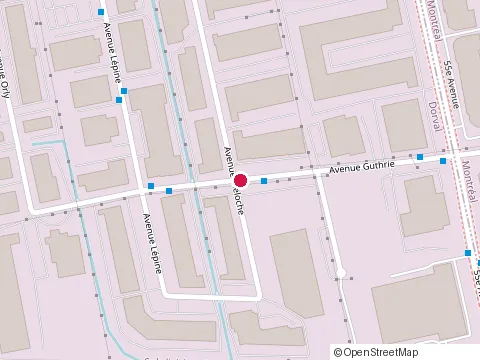 Location of les Peintres Liberte Inc. at 129 avenue Guthrie, Dorval