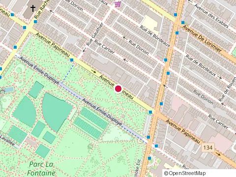 Location of les Peintures Fer Forgé Sam at 7015 avenue Papineau, Montréal