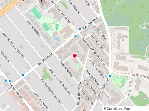 Location of les Peintures Lp Bédard Inc at 1184 avenue du Lac-Saint-Charles, Québec