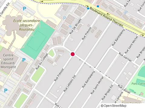 Location of les Pelouses G M at 367 Rue Prévost, Longueuil