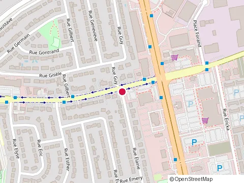 Location of les Petites Orchidées at 474 Rue Élaine, Laval