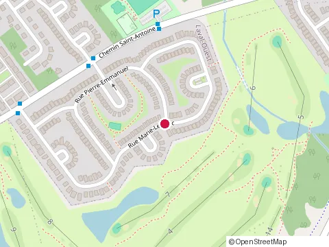 Location of les Petits Amis de Sabrina at 8835 Rue Marie-Lefranc, Laval