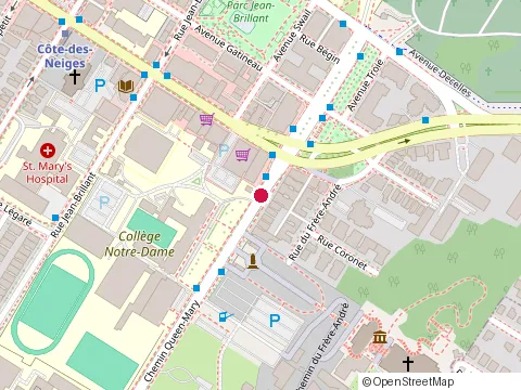 Location of les Petits Chanteurs de Mont-Royal at 4300 chemin Queen-Mary, Montréal