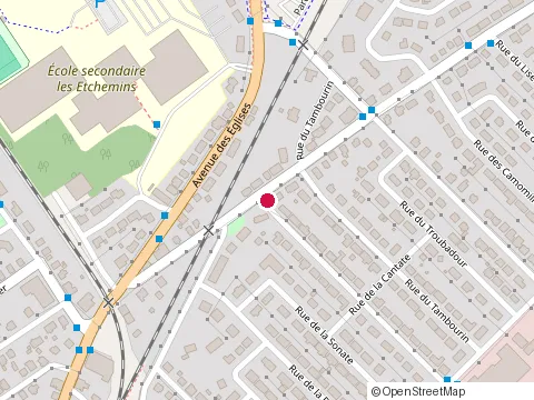 Location of les Petits Explorateurs de Charny at 5520 Rue de la Symphonie, Lévis