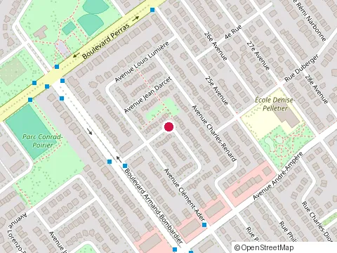 Location of les Petits Poussins de Magdala at 12167 Place Philippe Lebon, Montréal