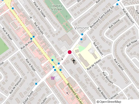 Location of les Pieds Legers de Laval Inc at 1900 Rue Bedard, Laval