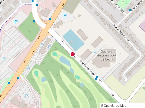 Location of les Pierres Champlain at 725 Rue des Calfat, Levis