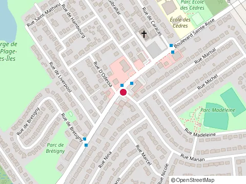 Location of les Piscines Rpm at 3737 Marian, Laval