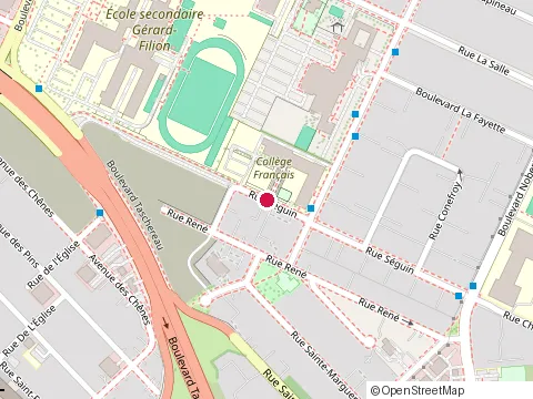 Location of les Plaisirs de l'Eau! at 2145 Rue Séguin, Longueuil