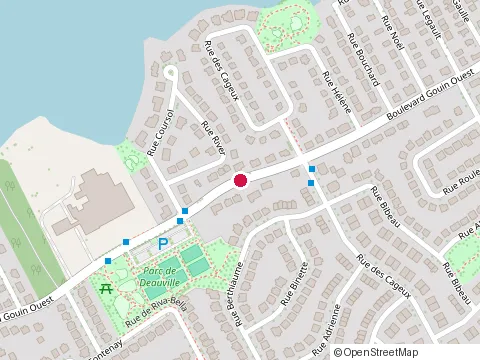 Location of les Planchers Beauchamp & Lirette at 17584 boulevard Gouin O, Pierrefonds