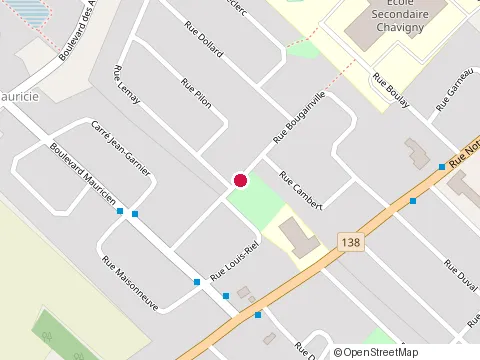 Location of les Planchers Guy Tremblay Enr at 455 Rue Bougainville, Trois-Rivières