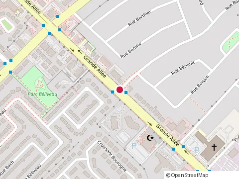 Location of les Planchers M d Enr at 5747 Grande Alle, Brossard