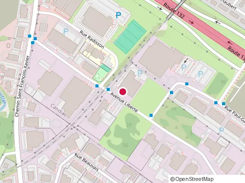 Location of les Planchers Simons at 42 Rue Paul-Gauguin, Candiac