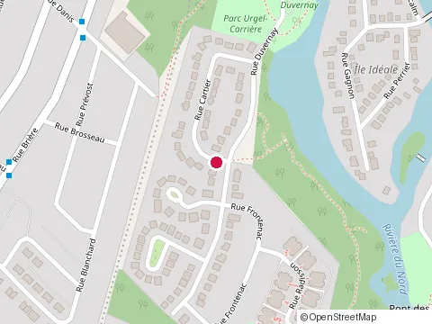 Location of les Pompes Claude Blier Inc at 6 Cartier, Saint-Jérôme