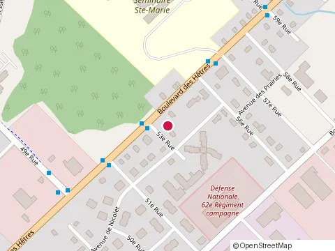 Location of les Portes Ro-Ma Inc. at 5312 boulevard des Hêtres, Shawinigan