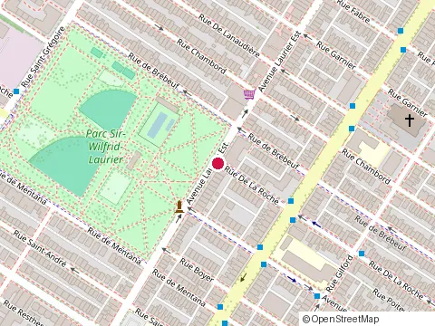 Location of les Productions Alexandra at 5038 Rue de la Roche, Montréal