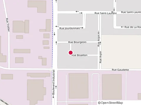 Location of les Projets Sharky Inc at 552 Rue Bisaillon, Saint-Jean-sur-Richelieu
