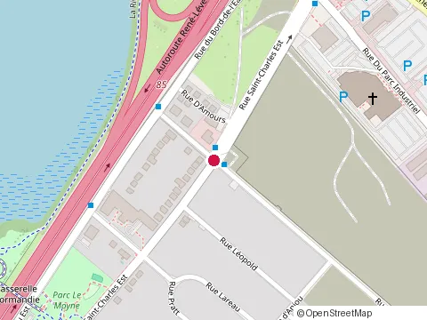 Location of les Rénovations Denis Émond Inc at 545 Rue Saint-Charles E, Longueuil