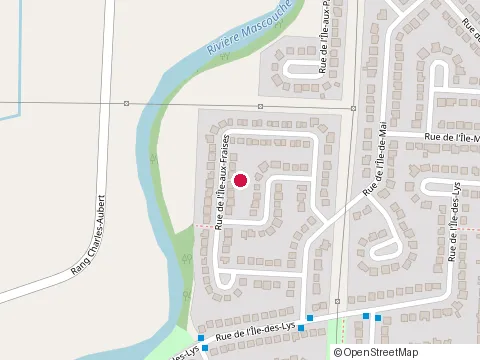 Location of les Renovations et Construction Bibeau Inc. at 281 Rue de l'Ïle aux Fraises, Terrebonne