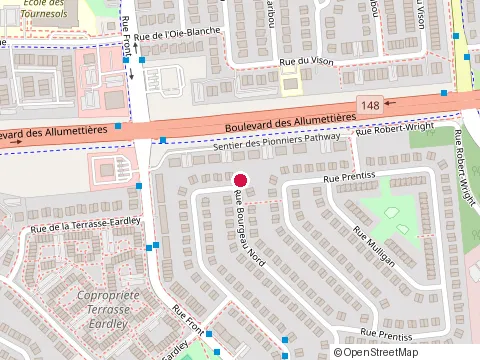 Location of les Rénovations M.F. at 102 Rue Bourgeau N, Gatineau