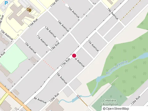 Location of les Revêtements de Beauce Inc at 11930 13E Av, Saint-Georges
