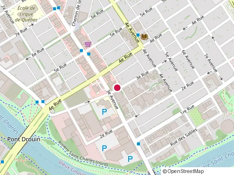 Location of les Revetements Pro-Toit at 370 3E Rue, Québec