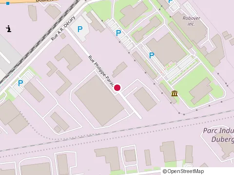 Location of les Rois du Pavage at 1445 Rue Paradis, Québec
