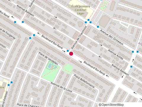 Location of les Sables d'Or at 6381 Bd Roi-René, Anjou