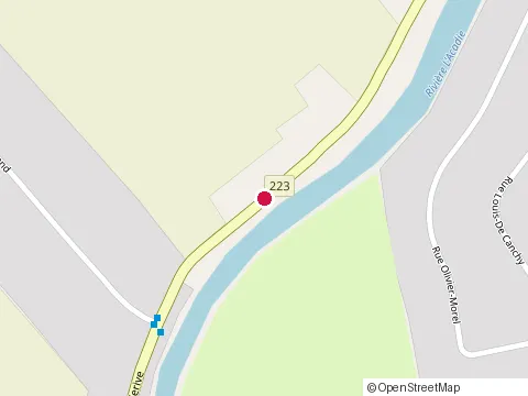 Location of les Services de Portes Canada Inc. at 2170 Chem. Bellerive, Carignan