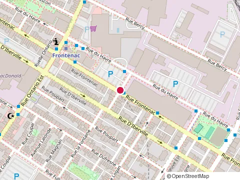 Location of les Services Polarbear at 1690 Rue Frontenac, Montréal