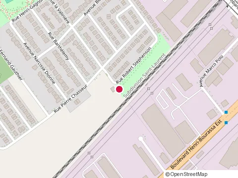 Location of les Services Sebaco Inc at 7767 Rue Robert-Stephenson, Montréal