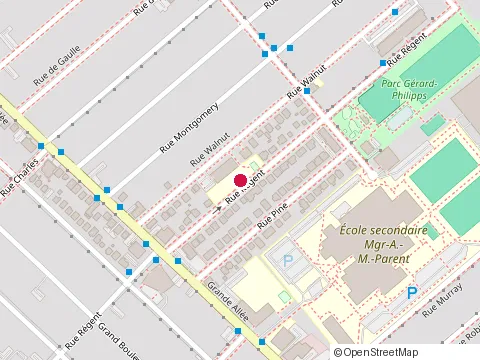 Location of les Toitures Mp Dupuis et Fils at 1751 Rue Regent, Saint-Hubert