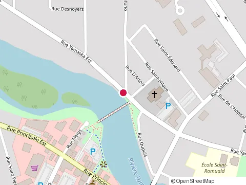 Location of les Travaux Verreault, Farnham