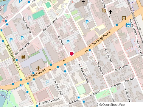 Location of les Vraies Richesses at 242 Rue King Ouest, Sherbrooke