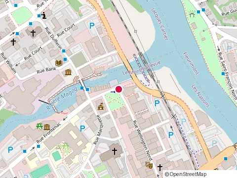 Location of Lesnack Poutines at 146 Rue Wellington N, Sherbrooke