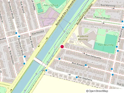 Location of Lester B. Pearson School Board at 6100 Champlain Blvd, Verdun