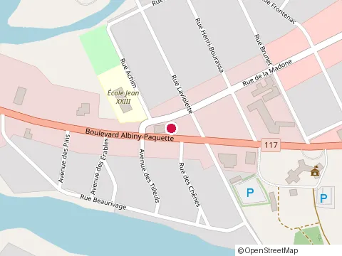 Location of Létourneau et Gobeil at 208 Rue de la Madone, Mont-Laurier