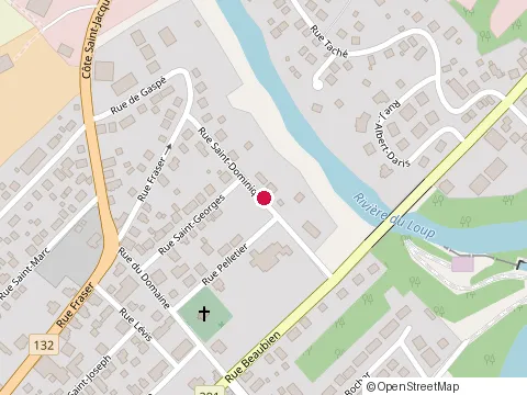 Location of Levesque Renaud at 9 St Dominique, Rivière-du-Loup