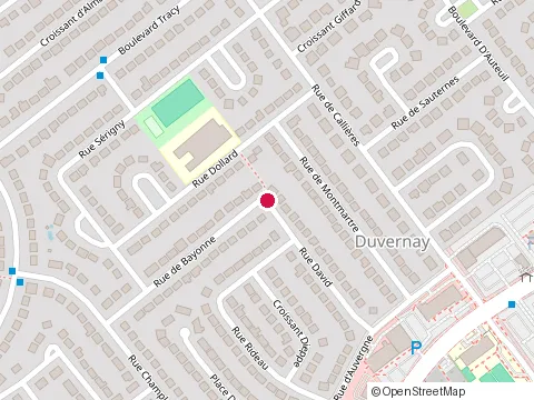 Location of Lgm Renovation at 1105 Rue David, Laval
