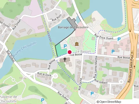 Location of Librairie la Source at 240 Bosse Rue, Chicoutimi