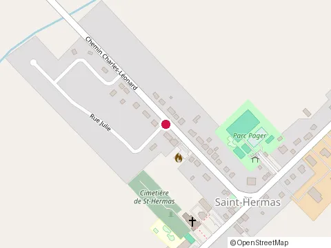 Location of Library de Mirabel Sector de Saint-Hermas at 4305 Chemin Lalande, Mirabel