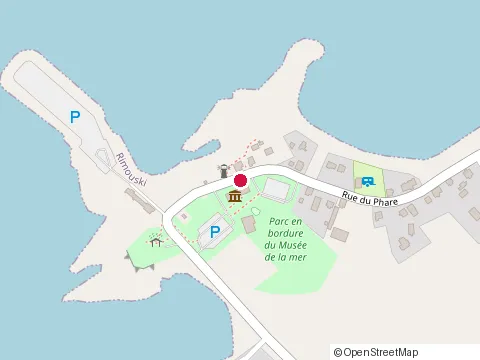Location of Lieu Historique National du Phare de Pointe-au-Père at 1034 Rue du Phare, Rimouski