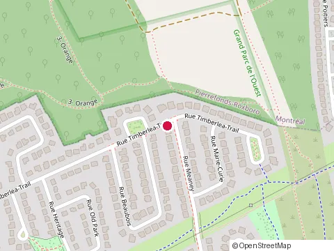 Location of Lifra Construction Inc. at 114 Rue Timberlea-Trail, Kirkland