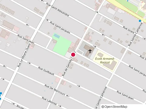 Location of Ligue Intervolley (Live) at 260 Rue de Gentilly E, Longueuil